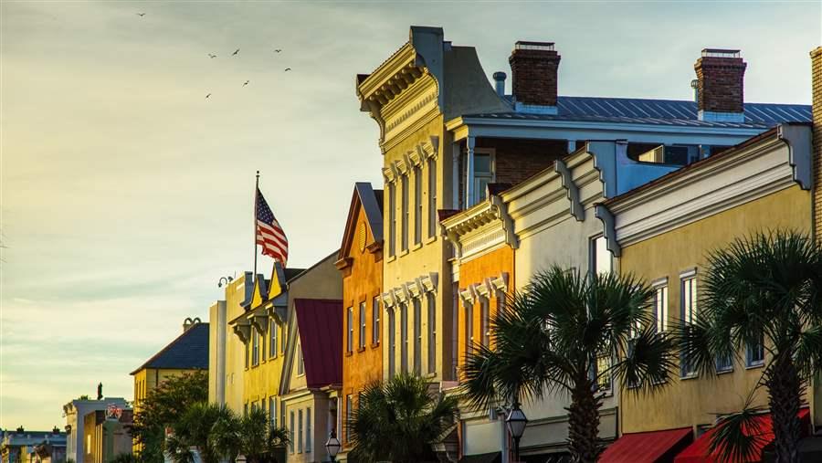 American town